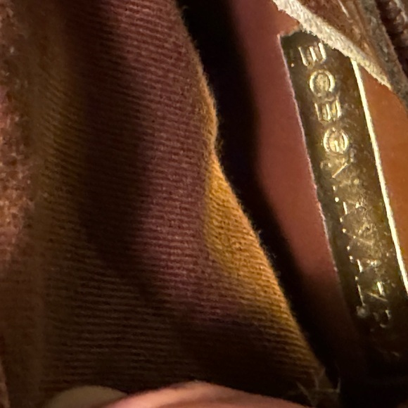 High End BCBG Max Azria Soft Supple Brown Leather Healed Boots Women’s 6.5B - Picture 7 of 11